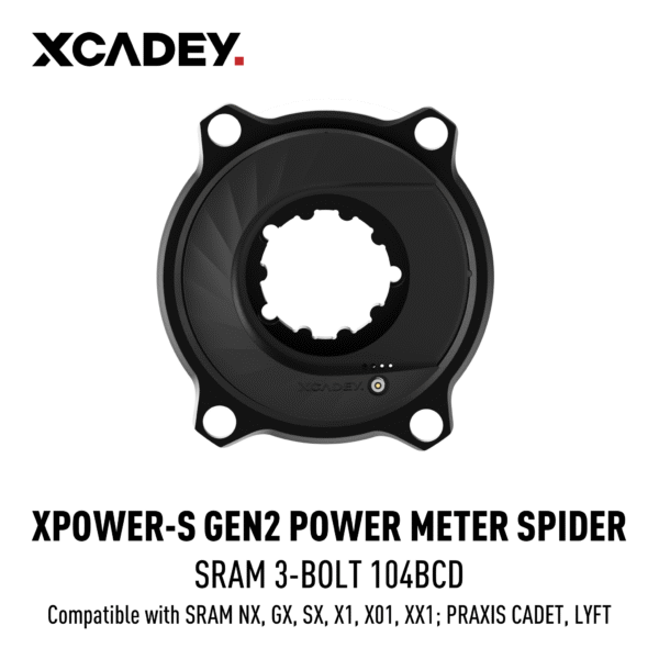 XCADEY POWER METER SRAM 3-BOLT 104BCD