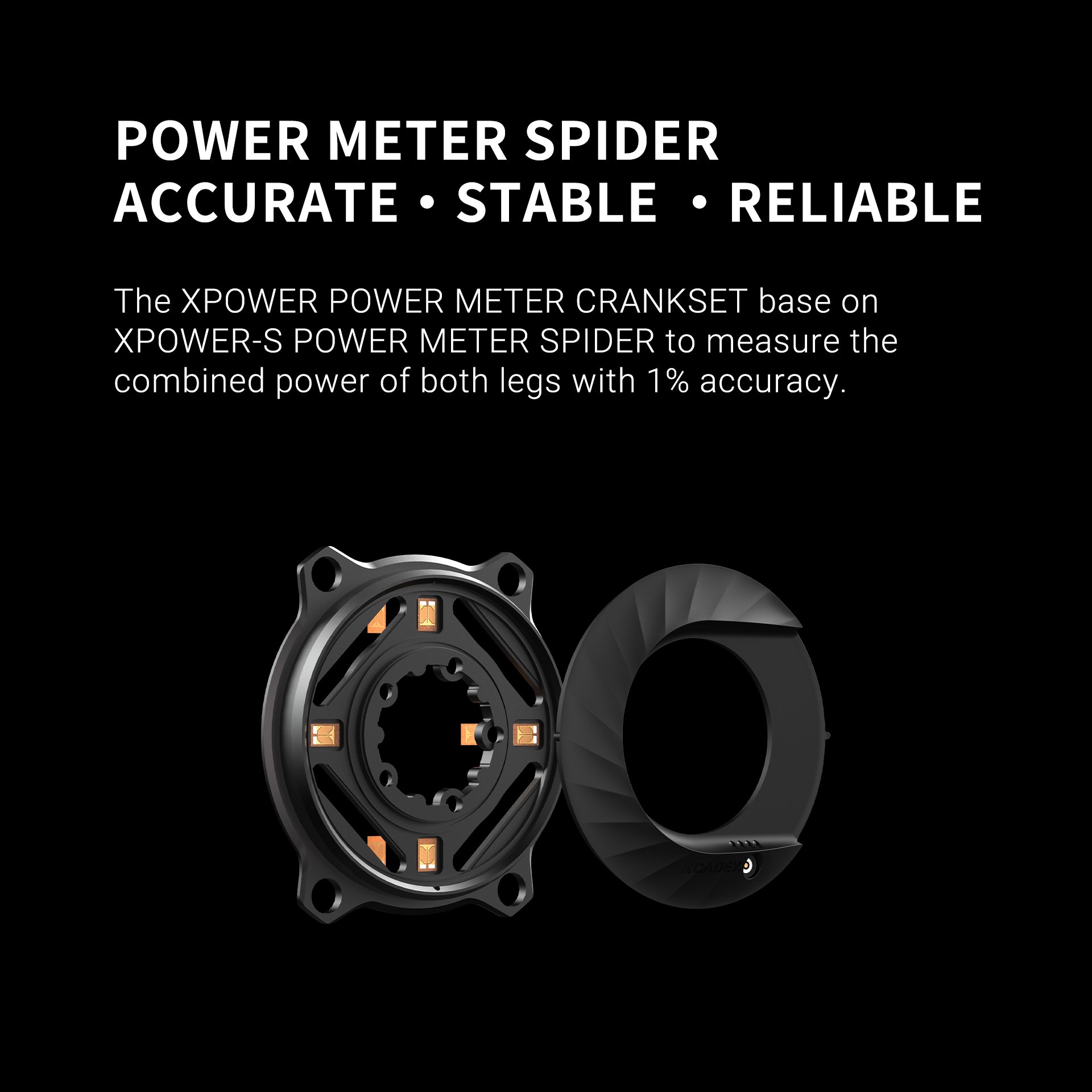 XCADEY power meter crankset details6