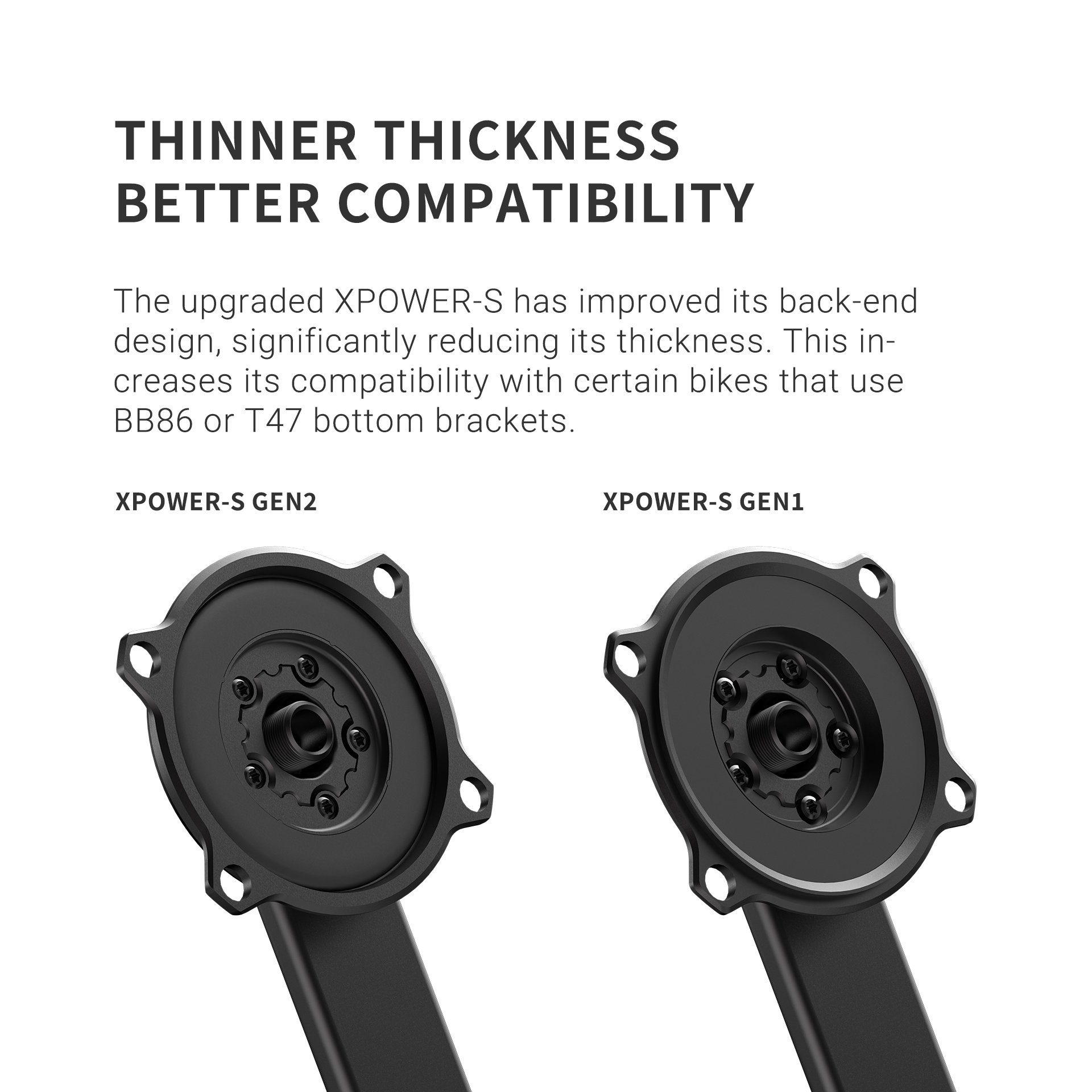 XCADEY power meter crankset details7