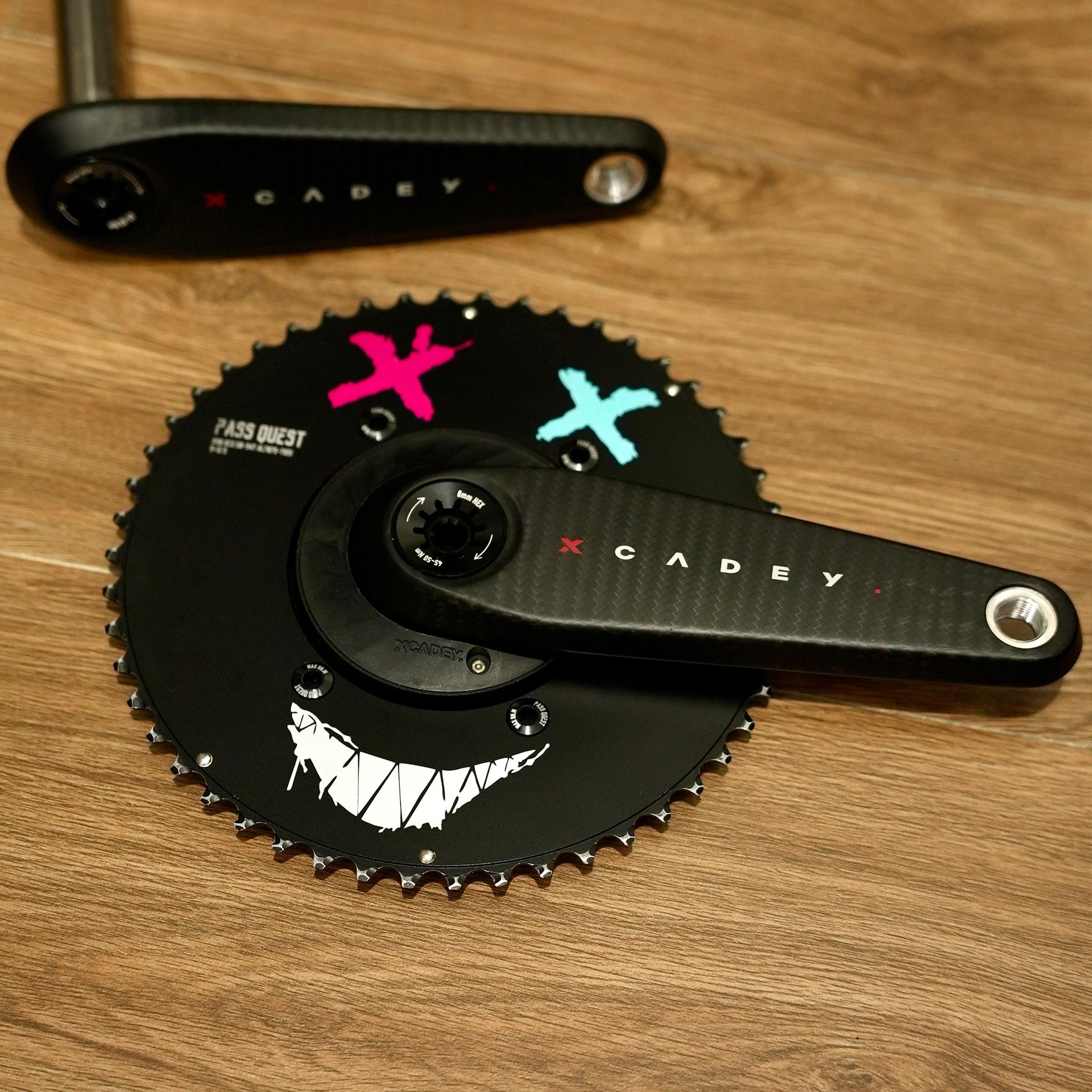 美品Xcadey パワーメーター EASTON 110bcd XCADEY | Bike Power Meter Crankset 110bcd