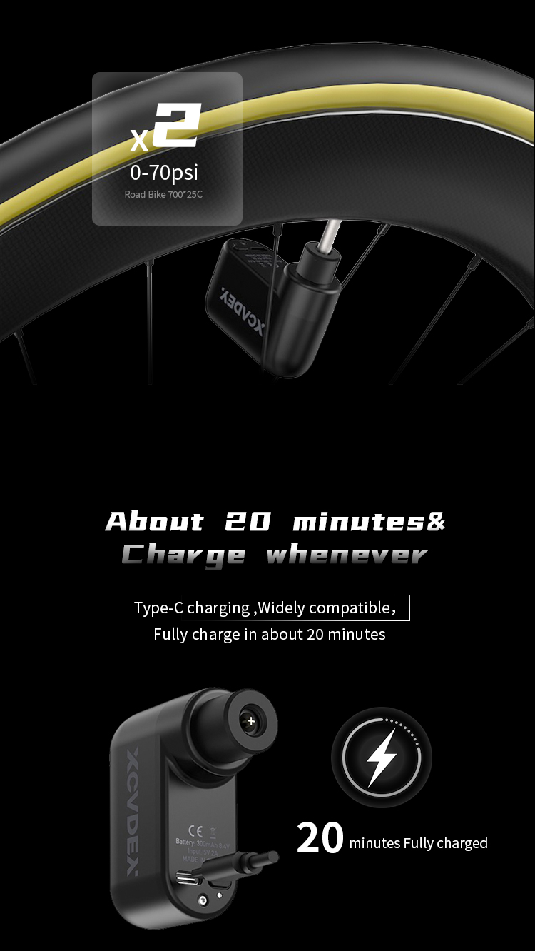 XCDEAY mini air for cycle and bike P20 details3