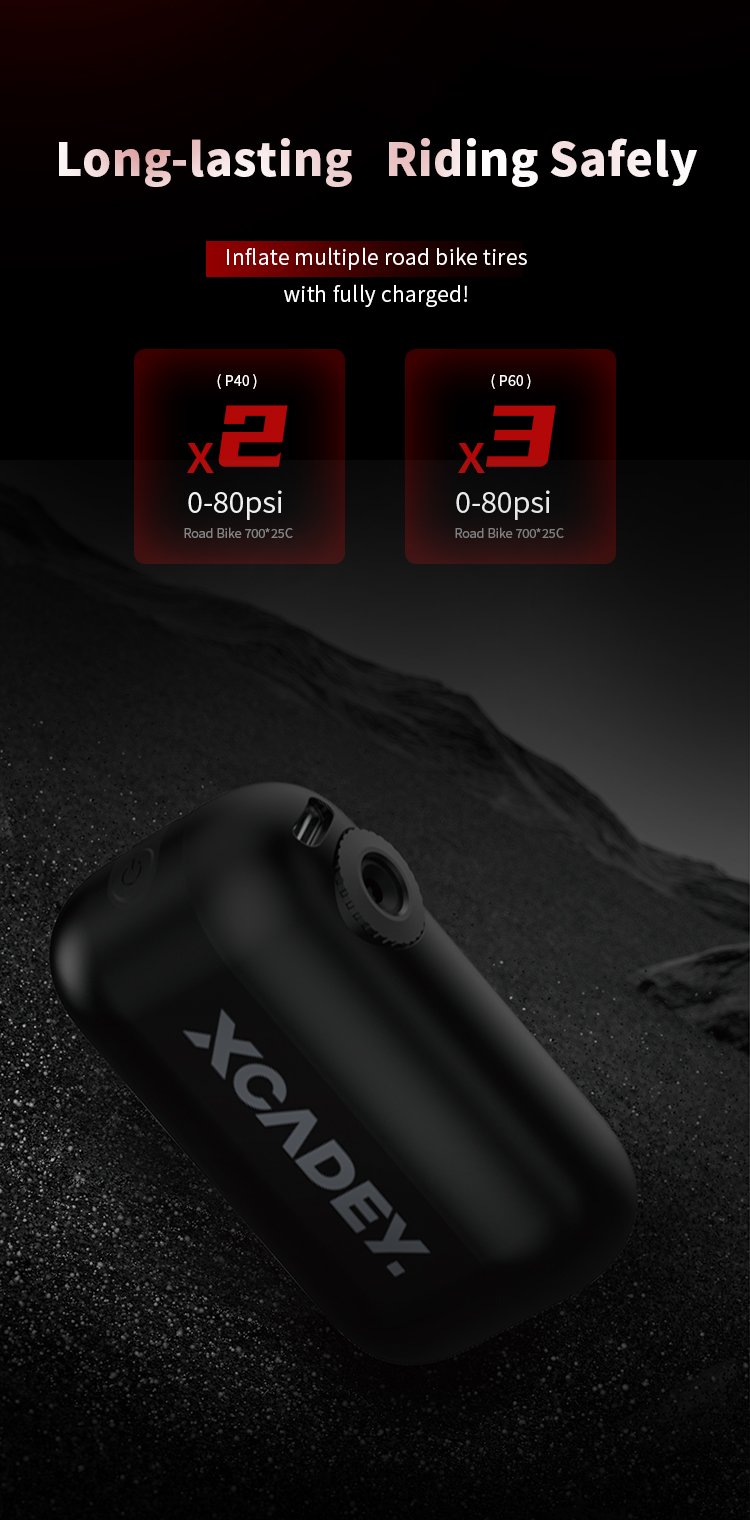 XCDEAY mini air for cycle and bike P40&P60 details3