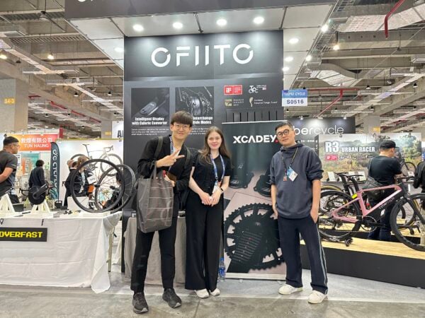 XCADEY exhibition booth at Taipei Cycle