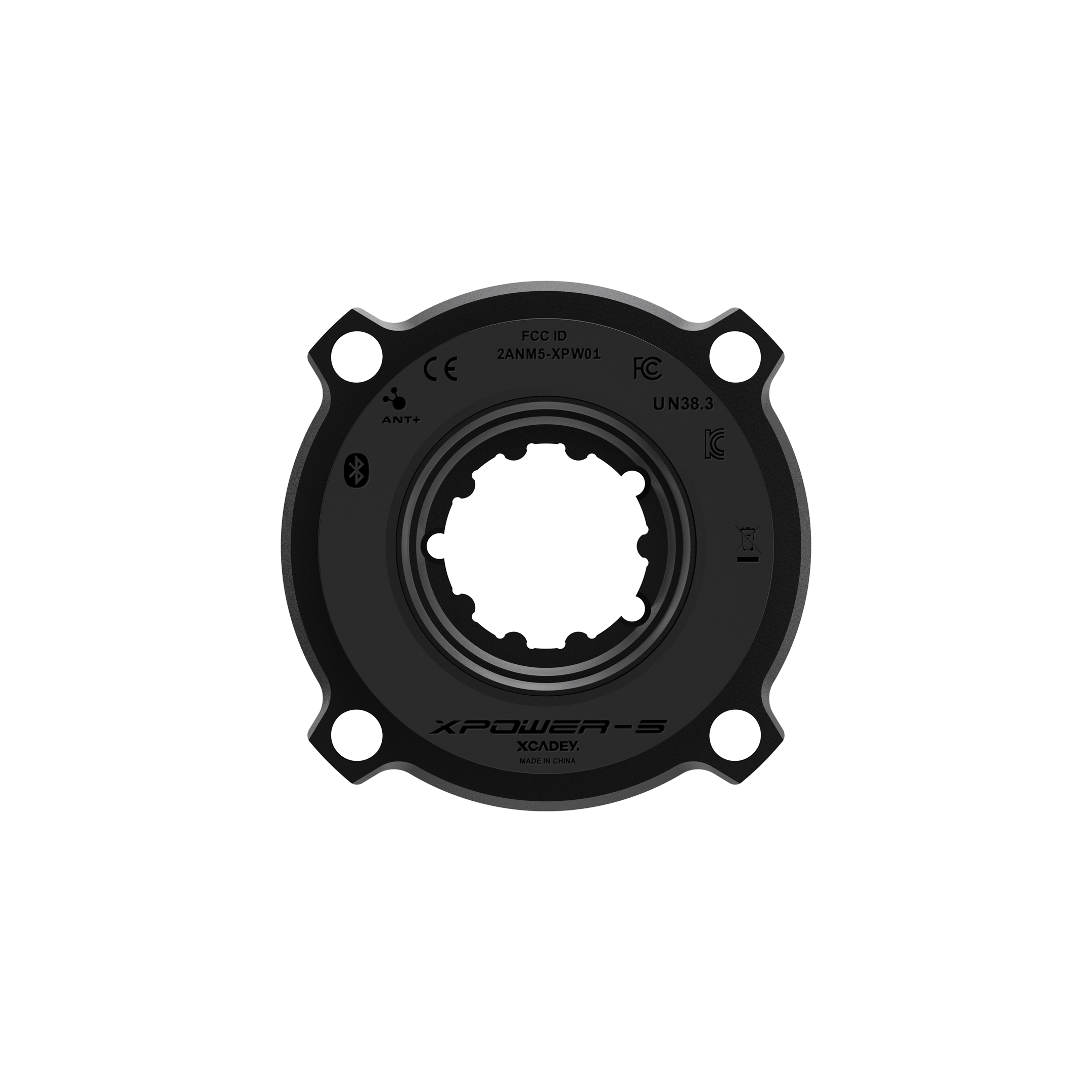 XCADEY XPOWER-S パワーメーター SRAM3ボルト BCD104 XCADEY | Bike Power Meter Spider Gen2 Sram 3-Bolt 104Bcd