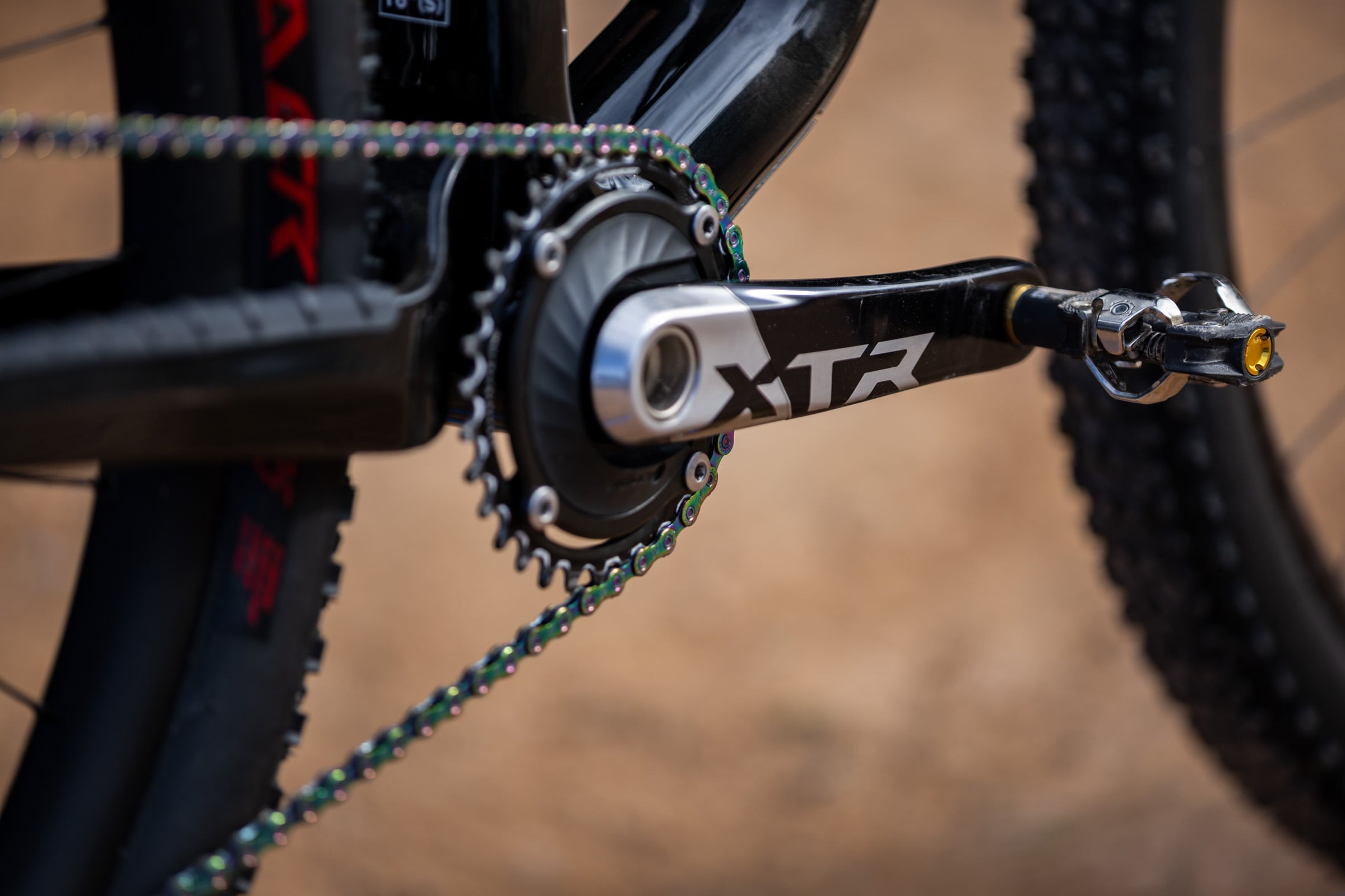 Road cyclist testing XCADEY cycling technology in real riding conditions